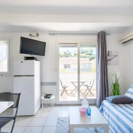 L'instant Azur - Clim - Terrasse - Velo - Parking Апартаменти