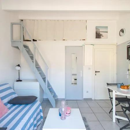 דירה L'instant Azur - Clim - Terrasse - Velo - Parking אגדה
